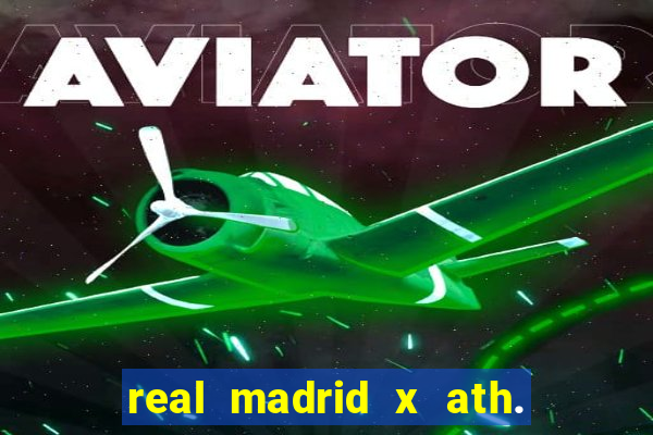 real madrid x ath. bilbao palpite